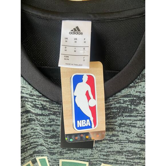 adidas Milwaukee Bucks gray short sleeve shirt - Picture 6 of 6